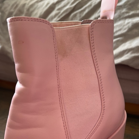 Steve Madden Pink Leather Triple platform Boots - Picture 11 of 15